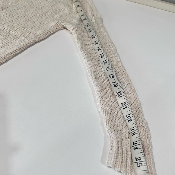 Essentials Cream V neck Sweater - Picture 8 of 16